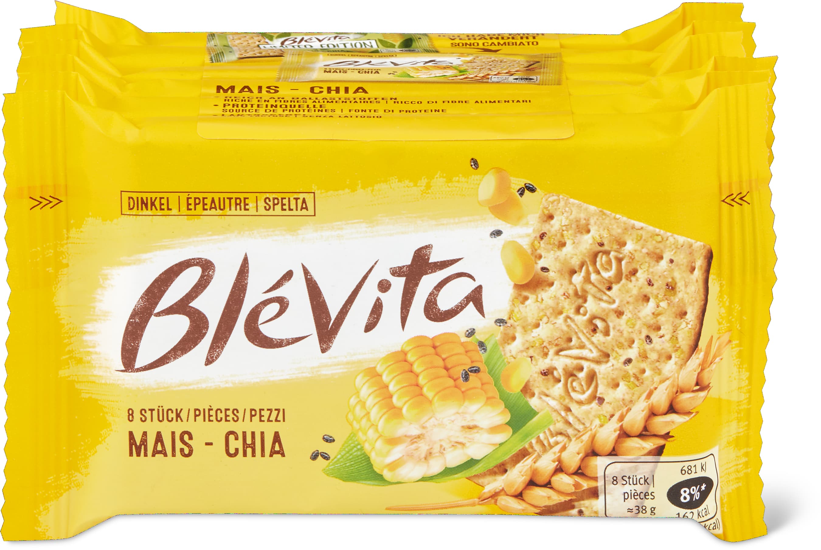 Mais-Chia laktosefrei, vegan